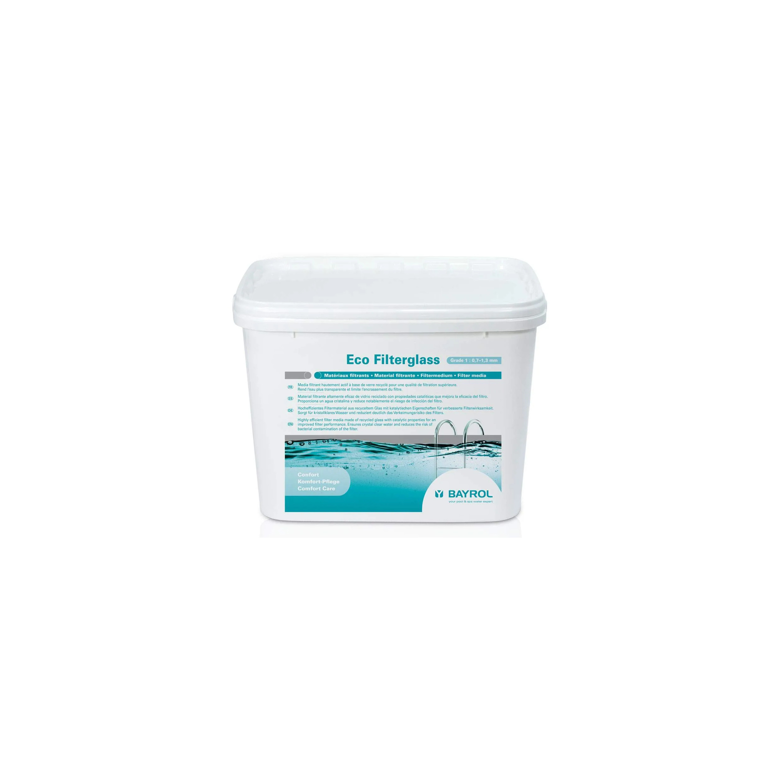 Granules de verre ECO Filtreglass grade 1 (0.7, 1.3 mm) 20kg