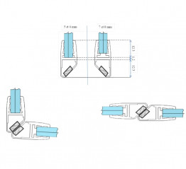 Guarnizioni magnetiche per porte, 2 metri (coppia)