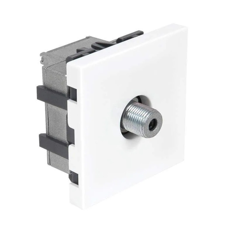 F-type TV socket for Casual flush-mounted devices