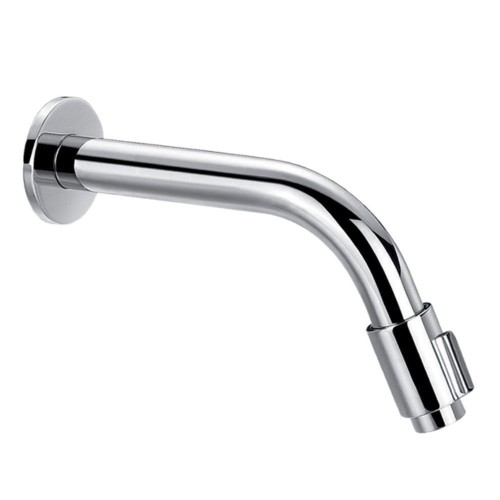 Wall-mounted washbasin tap, single, bar type spout opening 