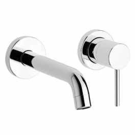 2-hole chrome wall mounted basin mixer COX - PF Robinetterie - Référence fabricant : 88208A