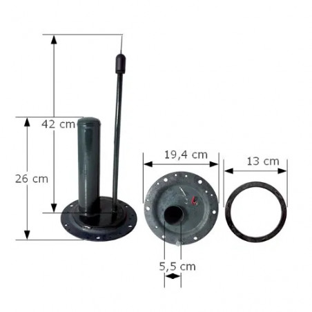 Emaillierter Puffer 50 und 75L