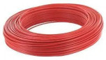 Fil électrique rouge HO7V U 2,5 mm², bobine de 25 m