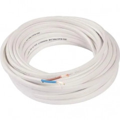 Cable HO3 VVH blanco 2x0.75 por metro