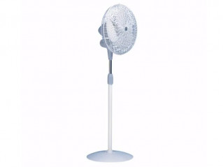 Ventilateur sur pied California diamètre 40 cm blanc, 3 vitesses