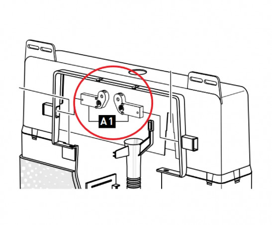 Fixation pour réservoir encastré SCHWAB (363802)