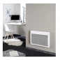 Radiateur chauffage rayonnant électrique SOLIUS horizontal 500 W, blanc