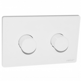 ABS two-touch plate white surface-mounted button for Winner and Cubic - Valsir - Référence fabricant : VS0875501