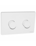 Plaque ABS double touche blanche bouton en saillie pour Winner et Cubic