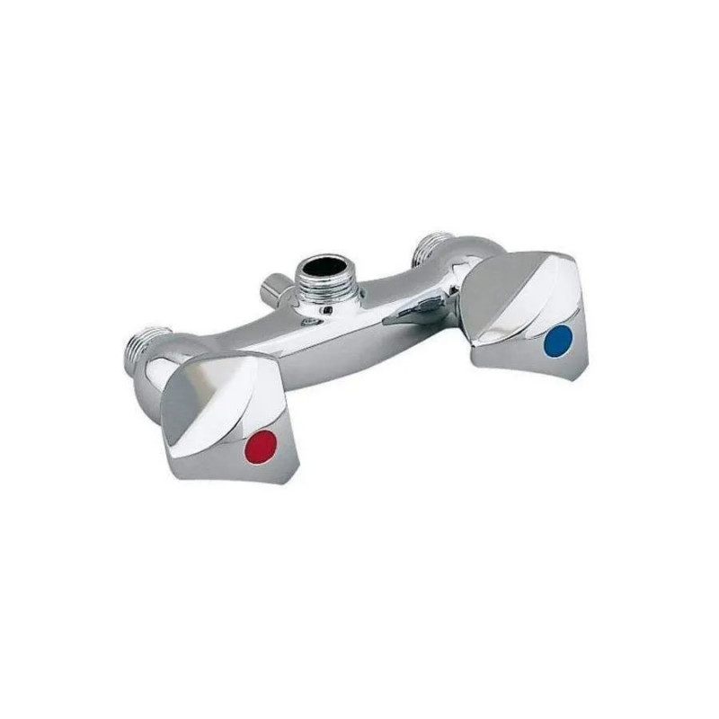 Shower mixer, distance between centres 11 cm