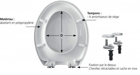 VALLAURIS Premium slow closing seat