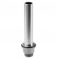 Drain with overflow tube stainless steel 120mm for sink diameter 60mm