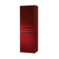 Half column bathroom cabinet 40cm, 2 doors, red, free delivery