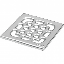 Grille acier inoxydable 100 x 100 mm bonde de douche Viega - Viega - Référence fabricant : 554026