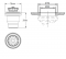 Bonde à panier sans trop plein, diamètre 60 mm acier satiné - Lira - Référence fabricant : LIRBO1954028