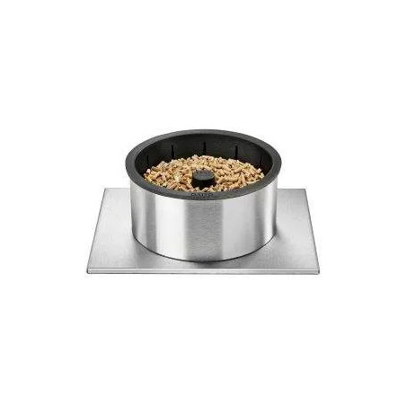 Brûleur à granules pour insert et poêle recevant des bûches de 40 à 55cm