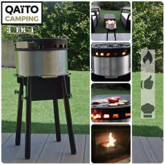 Brasero barbecue plancha nomade QAÏTO Camping