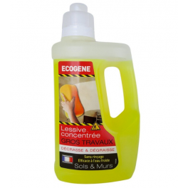 Lessive gros travaux pro, 1L. - ECOGENE - Référence fabricant : 155010