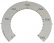 Round dial for oil gauge 3000 litres