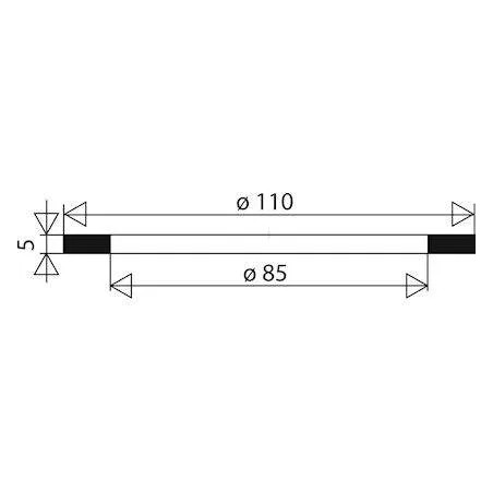 Kit Clapet D.39 + cuvette de bonde D.63 pour vasque