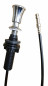 Chrome-plated brass pull cord for automatic bung