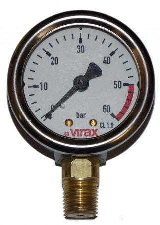 Manometer der Testpumpe