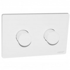 Plaque ABS double touche blanche bouton en saillie pour Winner et Cubic