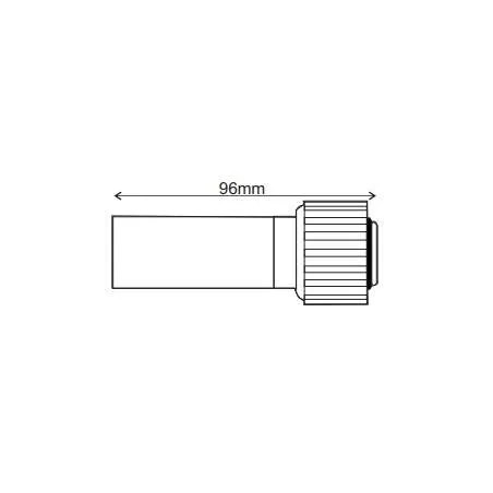 Onduleux INOX 26x34 Mâle Femelle 130 à 220 cm