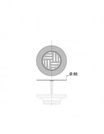 Margeritengitter Durchmesser 85mm