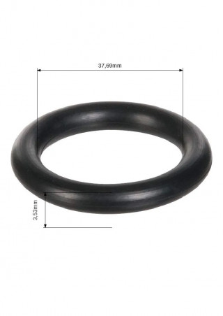 O-ring Diameter: 37.69 mm Thickness: 3.6 mm (2 pieces)