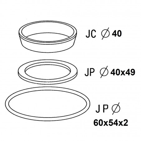 Seal kit for sink trap 