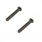 Stainless steel screw D.6 L.100mm for thick stoneware sink drain 