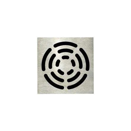 Grille carrée 130x130mm Target pour isotanche classique pro