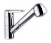 VENTUS chrome single lever sink mixer with two jet shower