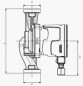 Pompa di circolazione elettronica EVOSTA 2 40-70/180, interasse 180 mm, 50x60