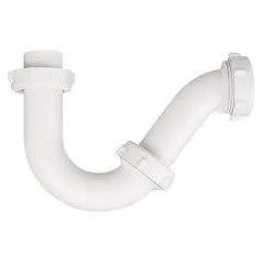 Siphon de lavabo PVC tube en S Porcher