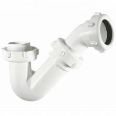 Siphon de bidet PVC tube en S Porcher