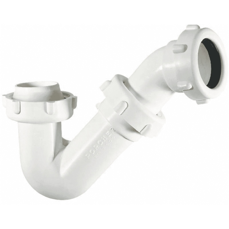 Bidet-Siphon PVC S-Rohr Porcher