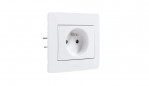 Socket 2P+T Diam2 white