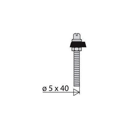 Abrazadera de cadena de 5x40mm para fregaderos de gres 