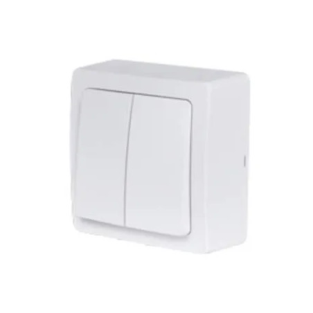 Double on/off switch Blok series