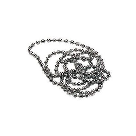 Chaînette perlée diamètre 3.2mm longueur 250mm