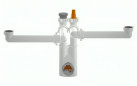 Space-saving inspectionable siphon for 2 SPAZIO 2 NT tanks