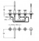 5-hole bathtub mixer, TUBOS collection