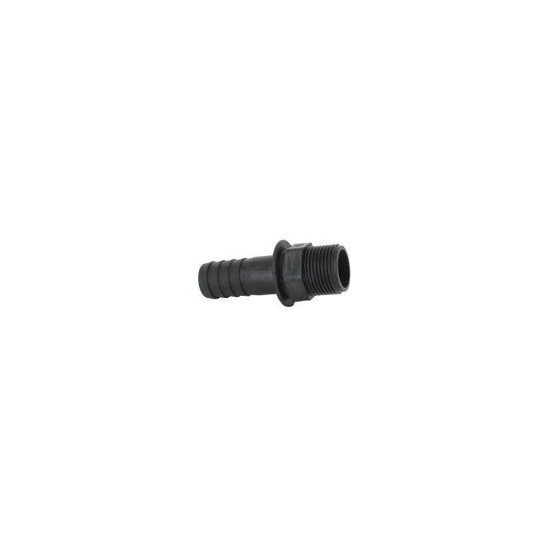 Conector de pvc M15x21/16 para irrigación por goteo