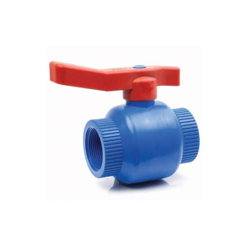 Polypropylene frost protection valve, double female 15x21