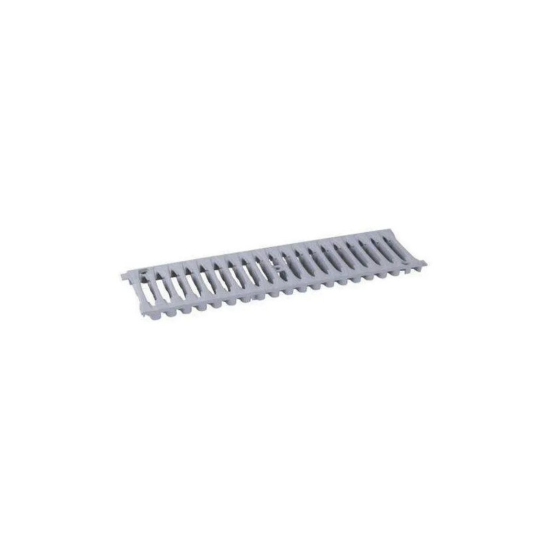 Grille de caniveau A15, 50x20cm gris clair