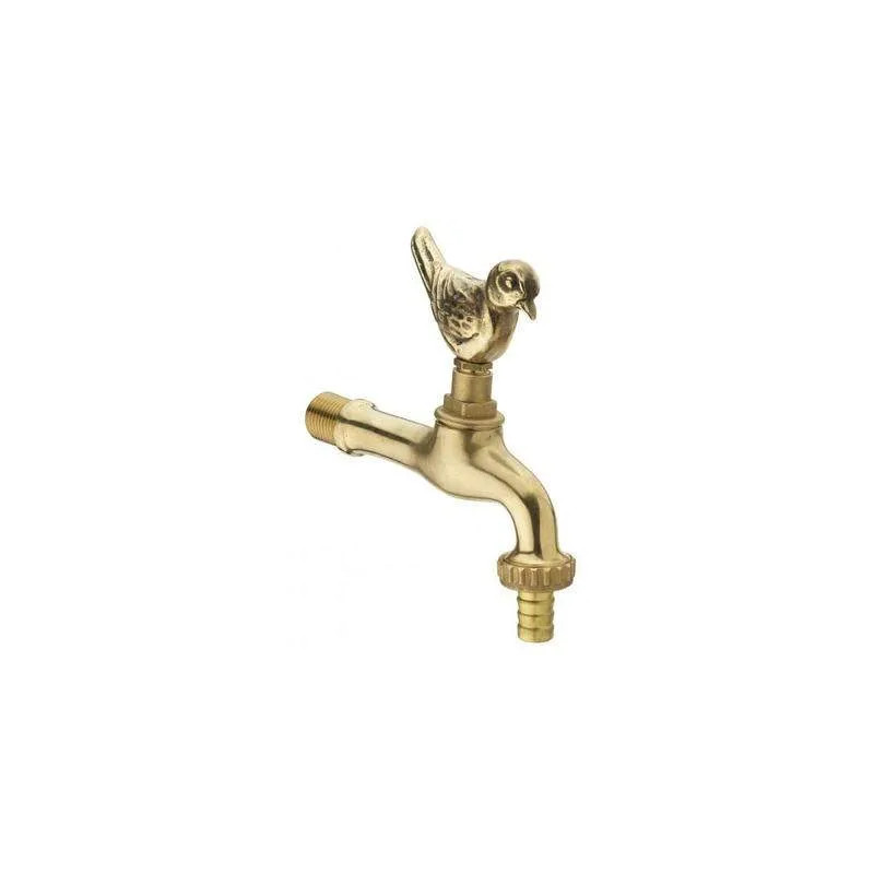 Decorative garden faucet with bird's eye motif M1/2-M3/4