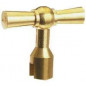 Single key for entry cover head with 4 mm slot