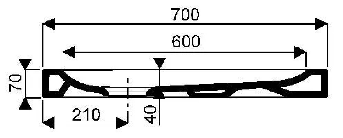 Receveur extra-plat Bastia XP à poser 700 x 700 x 70 mm